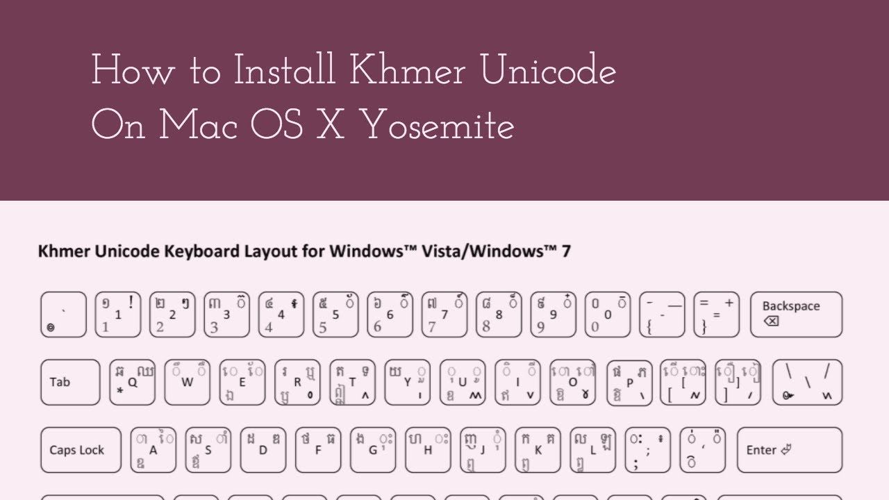 Can consult free download font khmer unicode for mac